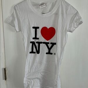 White 'I Love NY' T-Shirt (XS)